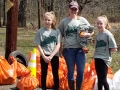 Ms. Anne Marie DeAngelo Califon School Science teacher heads up clean up effort with her middle school students!